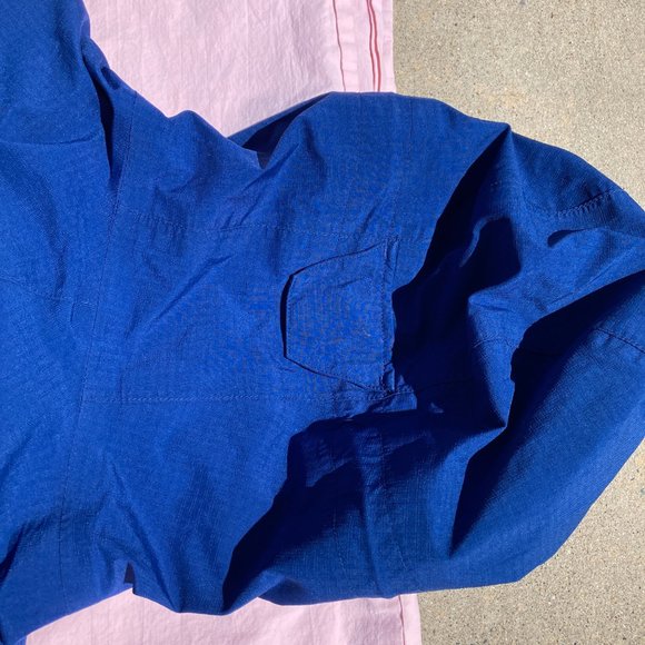 REI Winter Jacket Gore-Tex Womens Blue Black Rain Jacket Ventilation M - Picture 11 of 14